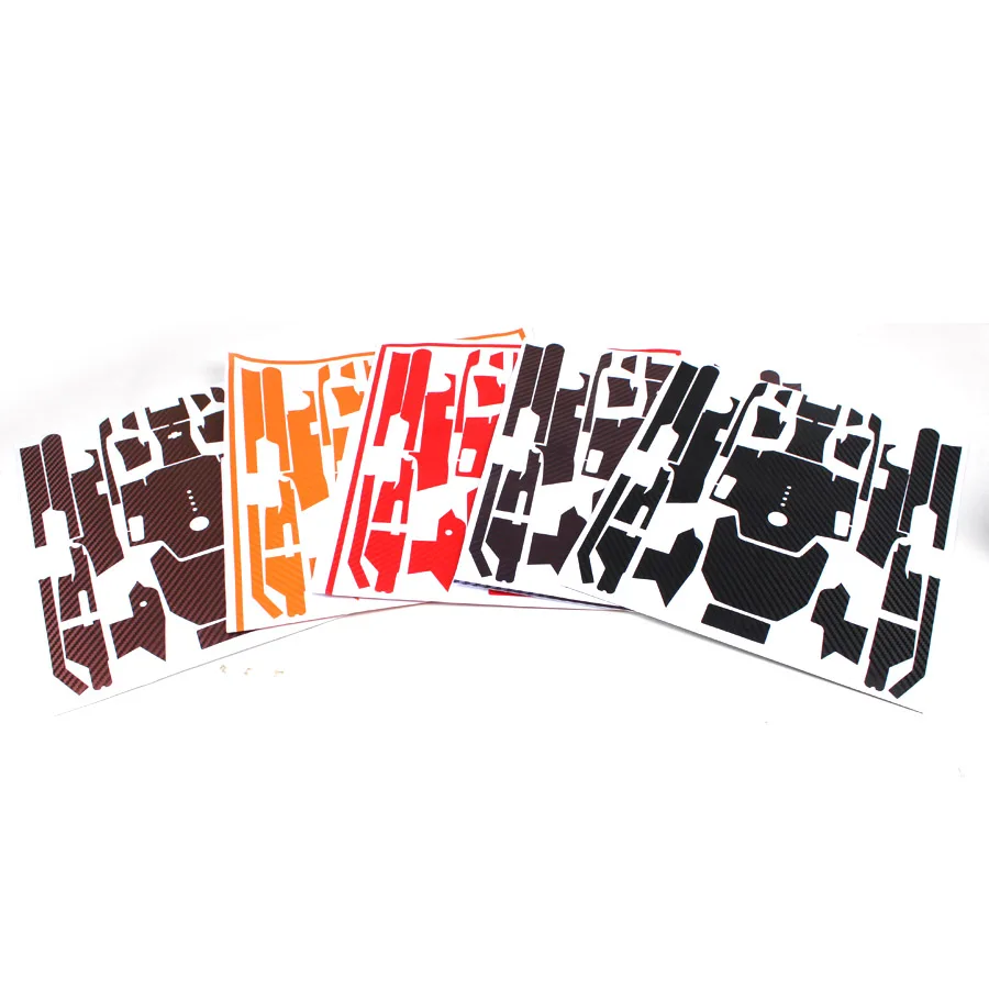 Полный комплект водонепроницаемые графические Стикеры из углеродного волокна