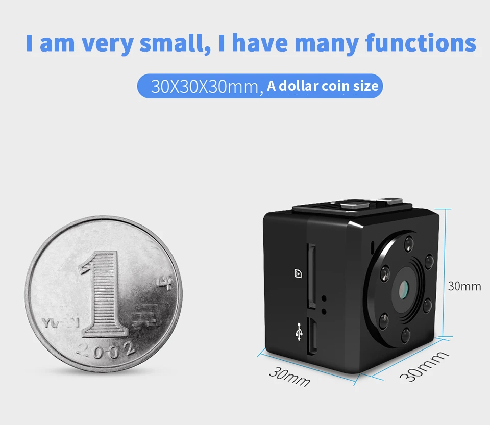 VRFEL C4 1080P HD беспроводная WiFi Сеть микро камера Инфракрасный светильник без ночного