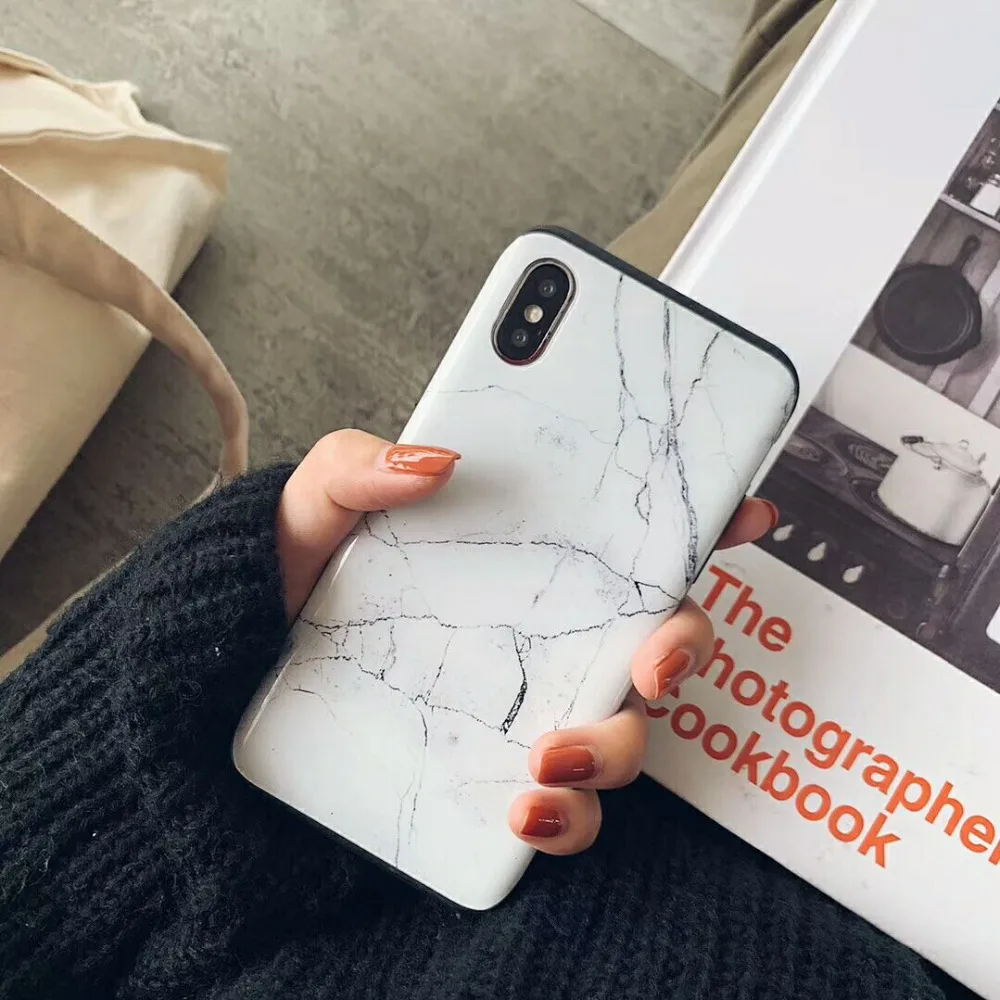 Fashon Curved glass case For iphone X XS Cases Hard Cover MAX Anti-Scratch Glossy Back XR Coque |