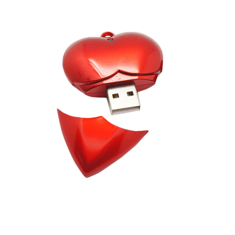 Usb флеш накопитель в виде сердца 4/8/16/32/64 ГБ|USB флэш-накопители| |