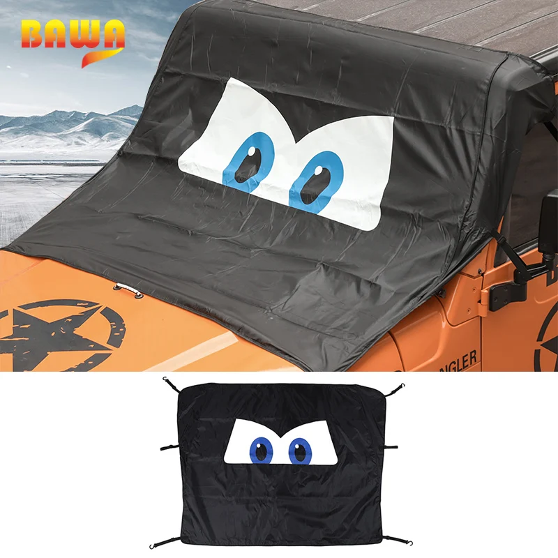 Защитный чехол для лобового стекла автомобиля BAWA Jeep Wrangler TJ JK JL 1997