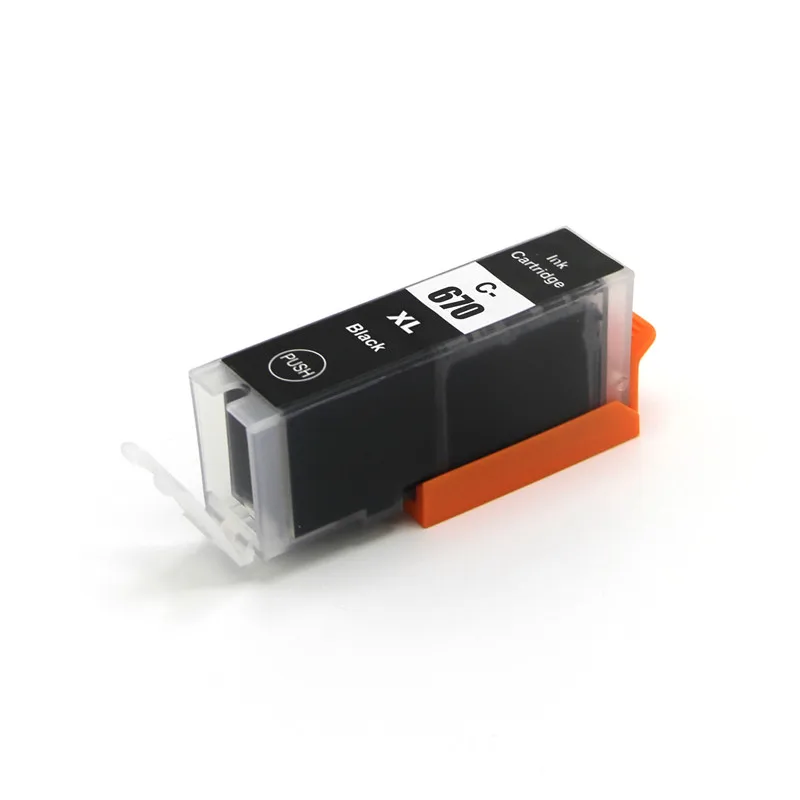 Совместимый картридж с черными чернилами PGI 670 BK для принтеров CANON PIXMA MG5760 MG5765 MG5766