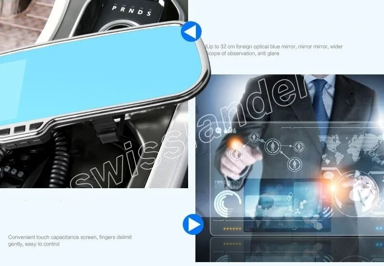 Зеркало заднего вида с ЖК-экраном 5 0 дюйма видеорегистратор ночным видением и
