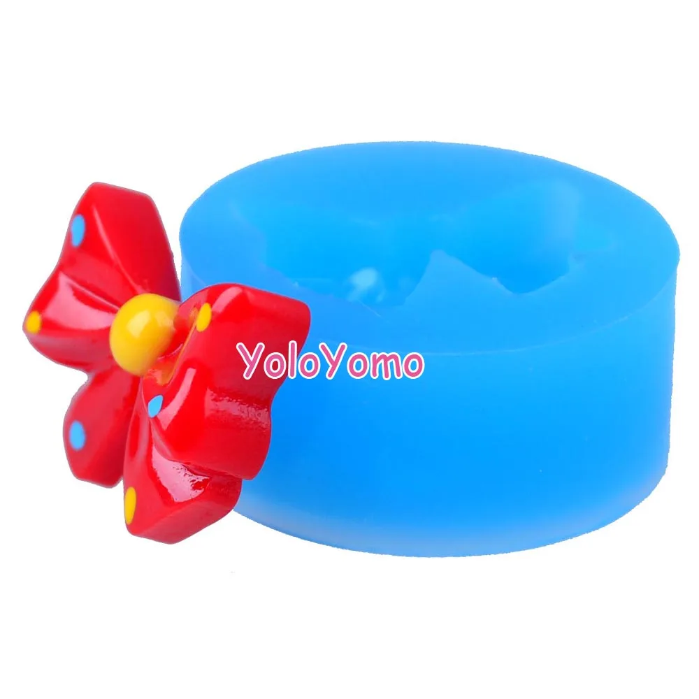 F422YL 19 7 мм силиконовая лента Push Mold-лук Гибкая торта Топпер сахарные помады cookie