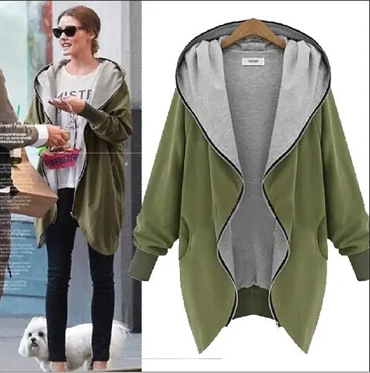 Новинка 2016 осенний и зимний Женский Тренч тонкая модная ветровка средней длины