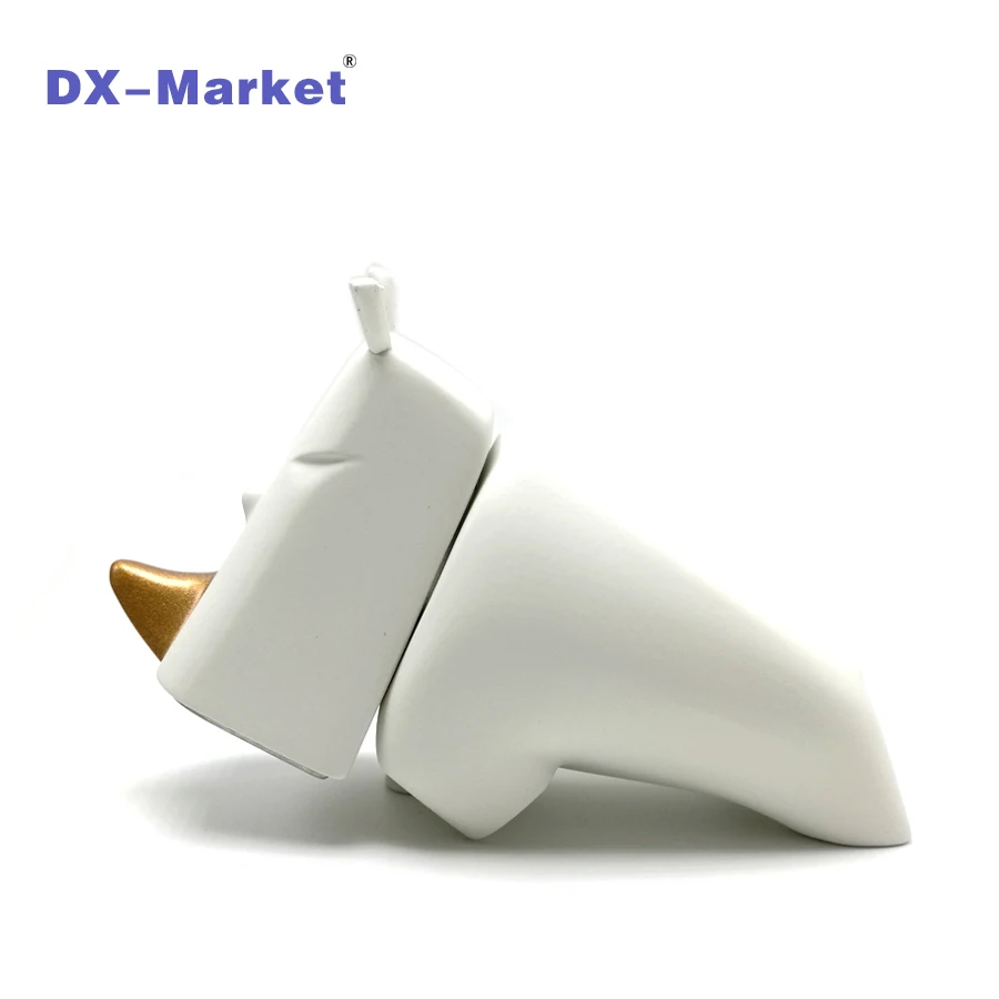 Белый молоток носорог Телескопический Мини Золотая булавка ограниченная серия