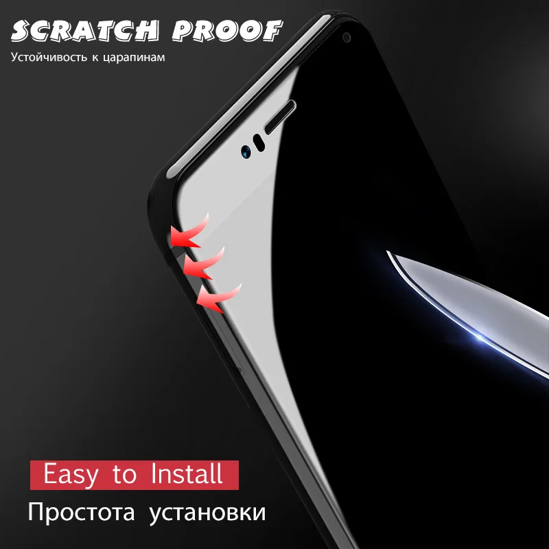 2 в 1 закаленное стекло для Xiaomi Redmi note 8 Pro Полное покрытие redmi note8pro защита экрана mi8