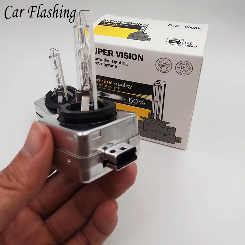 Автомобильная проблесковая 1 пара HID ксеноновая лампа D1S D2S D3S D4S D1R D2R D3R D4R фар автомобиля Комплект для замены 12 V 4300 K 6000 K 8000 K 10000 K