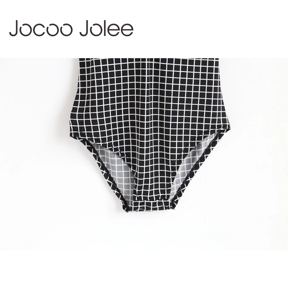 Женский комбидресс Jocoo Jolee с глубоким v-образным вырезом и перекрестной шнуровкой