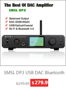 SMSL SA-36A Pro Портативный усилитель мощности класса d аудио hifi Цифровой усилитель профессиональный аудио усилитель TDA7492PE усилители