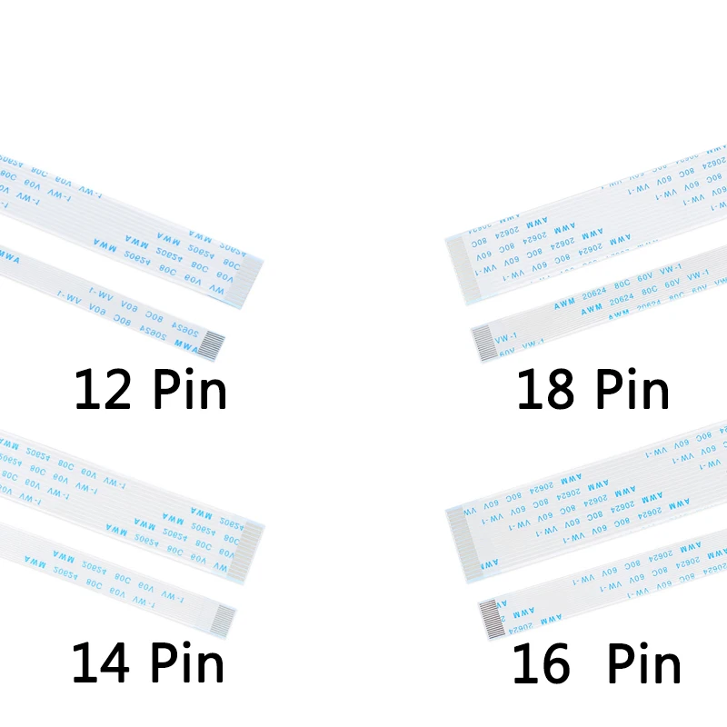 Гибкий плоский кабель FPC/FFC 1 мм 200 A Type 4P 6P 8P 10P 12P 14P 16P 18P 20P 24P 26P 30 10 шт. P 32P FFC