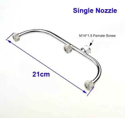 Single 3 Nozzle 1pc NuoNuoWell распылитель пестицидов фруктового дерева Веерообразный сельскохозяйственный Мелкодисперсный распылитель сопло для полива сада распылитель - Цвет: Single 3 Nozzle 1pc