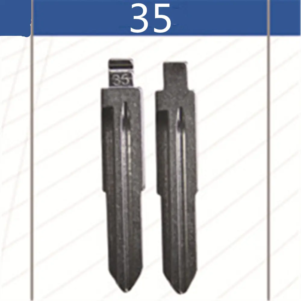 

2 шт. необработанный сменный Автомобильный ключ для ALTO Key No.35 чистый латунный Автомобильный ключ