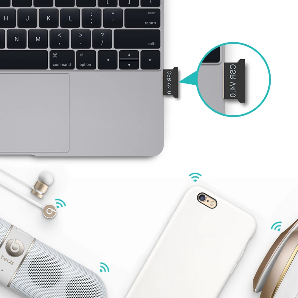 WirelessB luetooth адаптер 4 0 USB 2 CSR ключа для ПК ноутбука WIN XP VISTA 7 8 10|Беспроводные