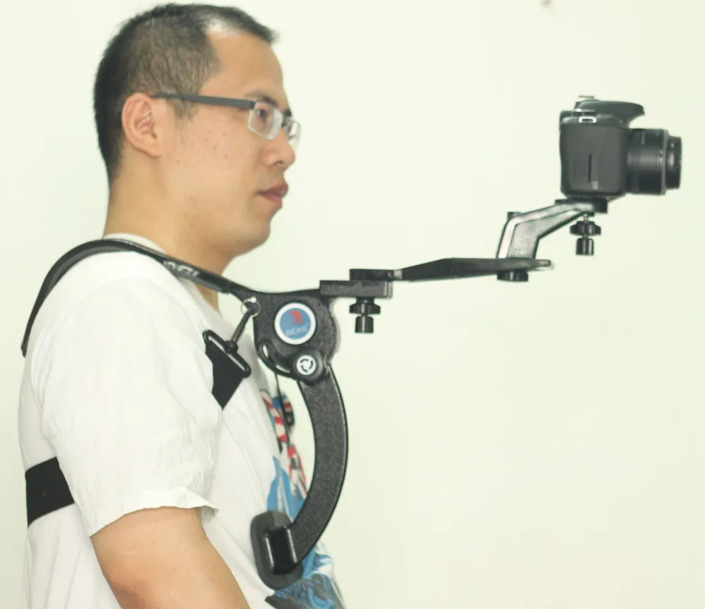 Новый Стабилизатор Плечевой поддерживающий планшет Громкая связь видеокамера DV