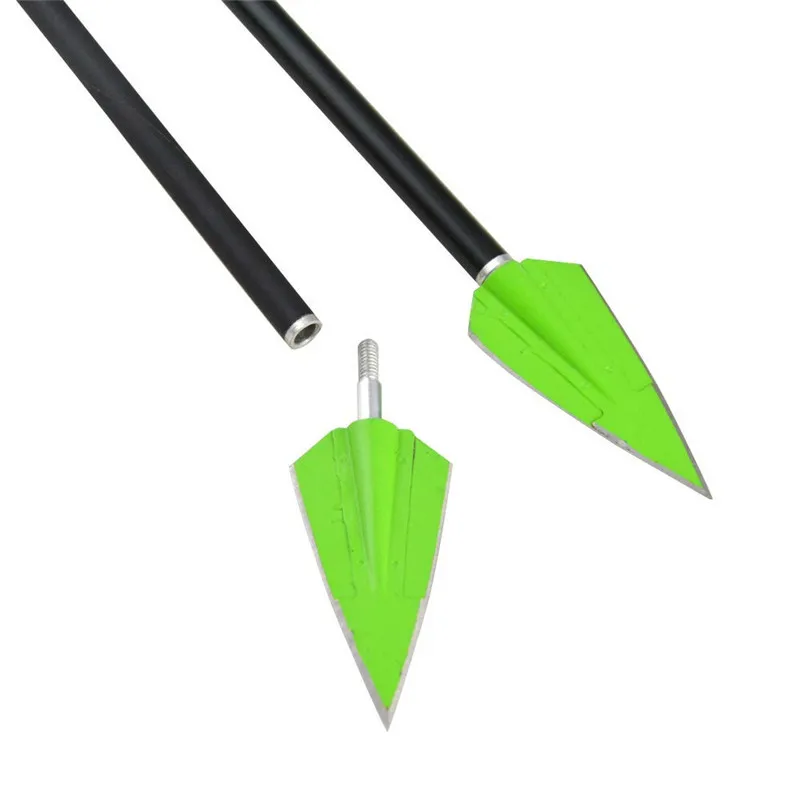 6 шт. стрельба из лука 2 лезвия Broadheads 150 зерна практика стрела соединение лук