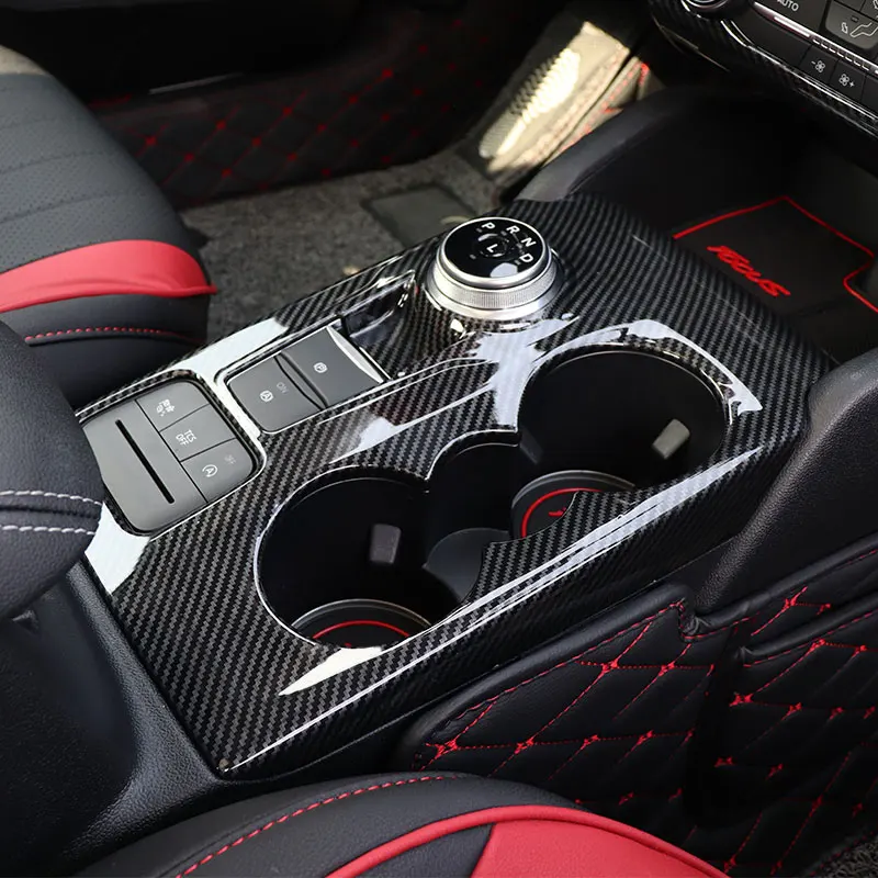 

Carbon Fiber Style ABS Shift Gear Panel Cover Car Styling Accessories For Ford Focus MK4 2019