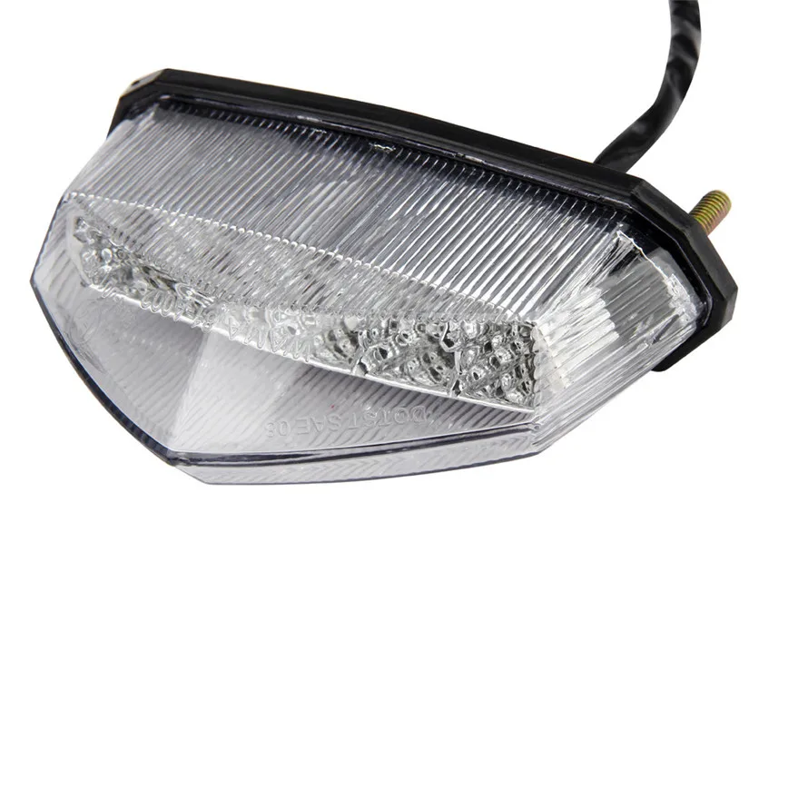 Универсальный Мотоцикл ATV 10 красный светодиодный стоп-сигнал задний фонарь