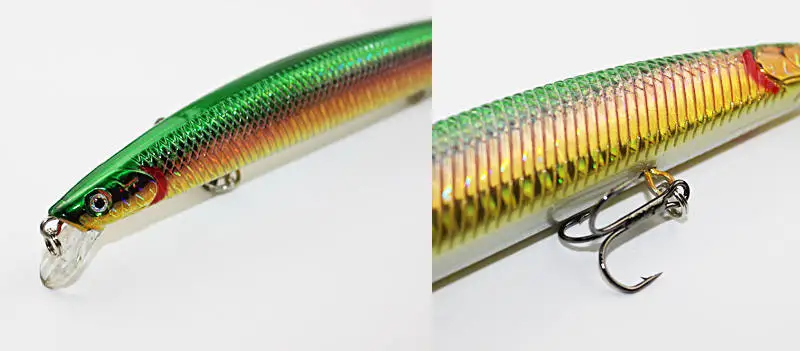 7 1 ''блесна приманка для рыбалки Minnow большая джиггинга жесткая С рыболовным