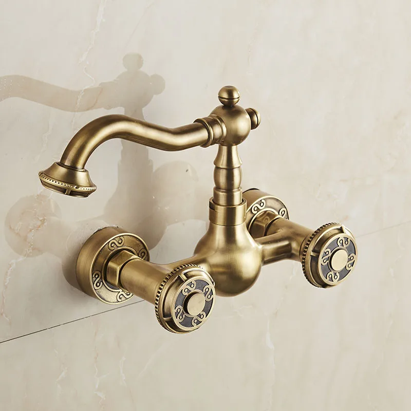 Бесплатная доставка Бронзовый кран для ванной комнаты латунный кухонный