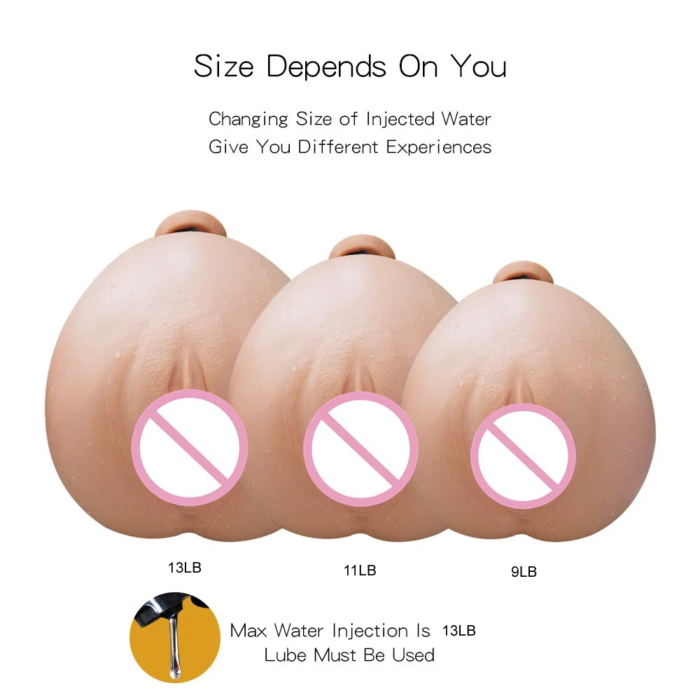 Наполняющая водой киска игрушка мастурбатор для мужчин искусственная задница