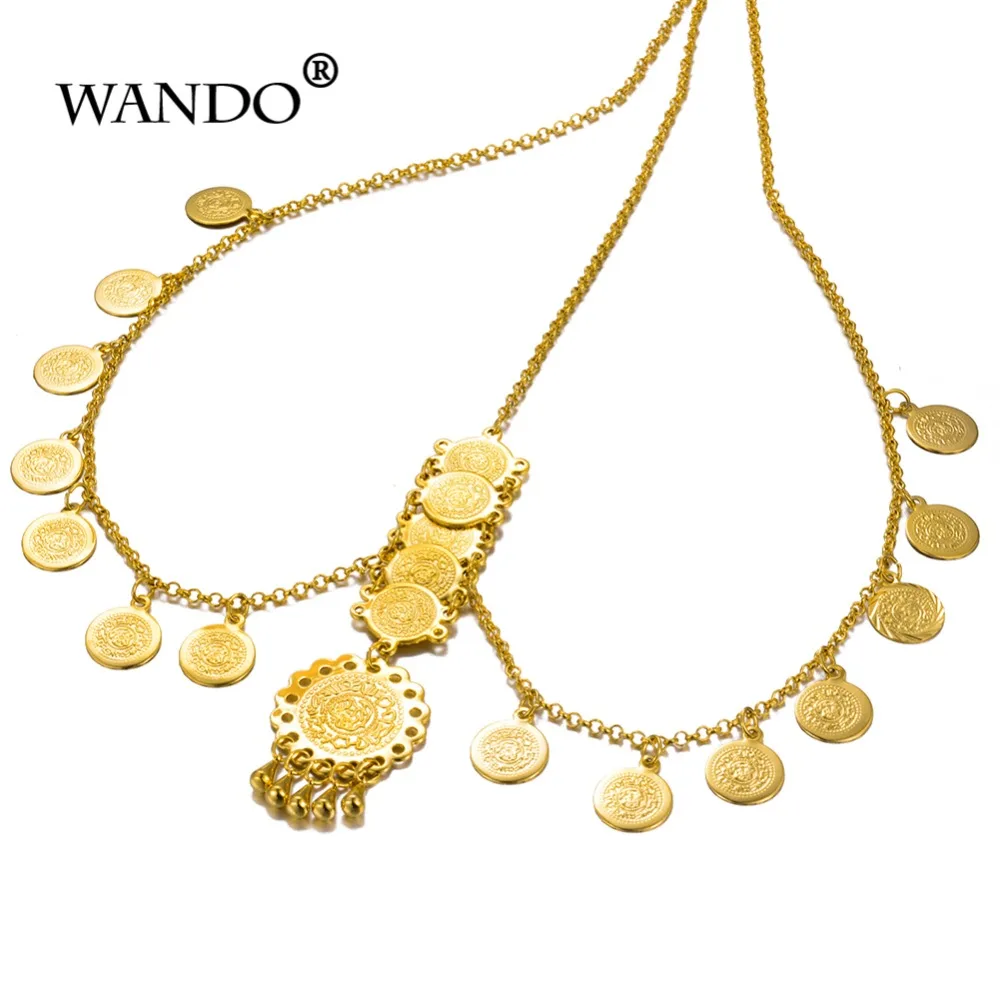 WANDO Роскошные Дизайнерские эфиопские монеты ювелирные изделия аксессуары для