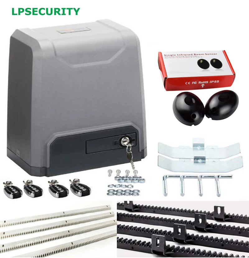 Электрический Автоматический раздвижной ворот LPSECURITY 1500 кг мотор оператора 4 5 6 м