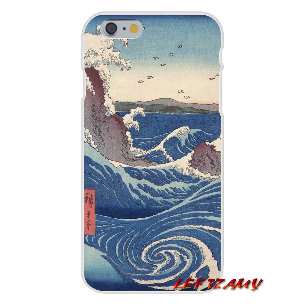 Для Samsung Galaxy A3 A5 A7 J1 J2 J3 J5 J7 2015 2016 2017 Wave Art японские зеленые аксессуары чехлы для