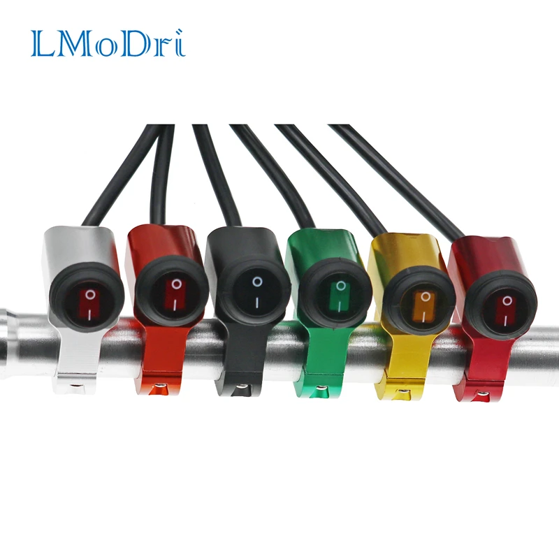 LMoDri 7/8 &quot22 мм мотоциклетные переключатели из алюминиевого сплава