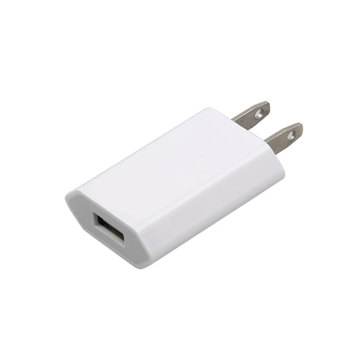 DC 5V 1A выход один usb порт US зарядное устройство с европейской вилкой IC тисненая