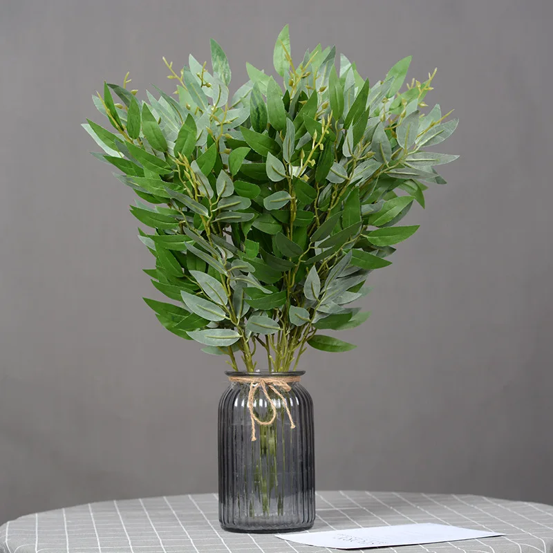 Искусственные растения из ротанга 5 ветвей орнамент для украшения дома гостиной |