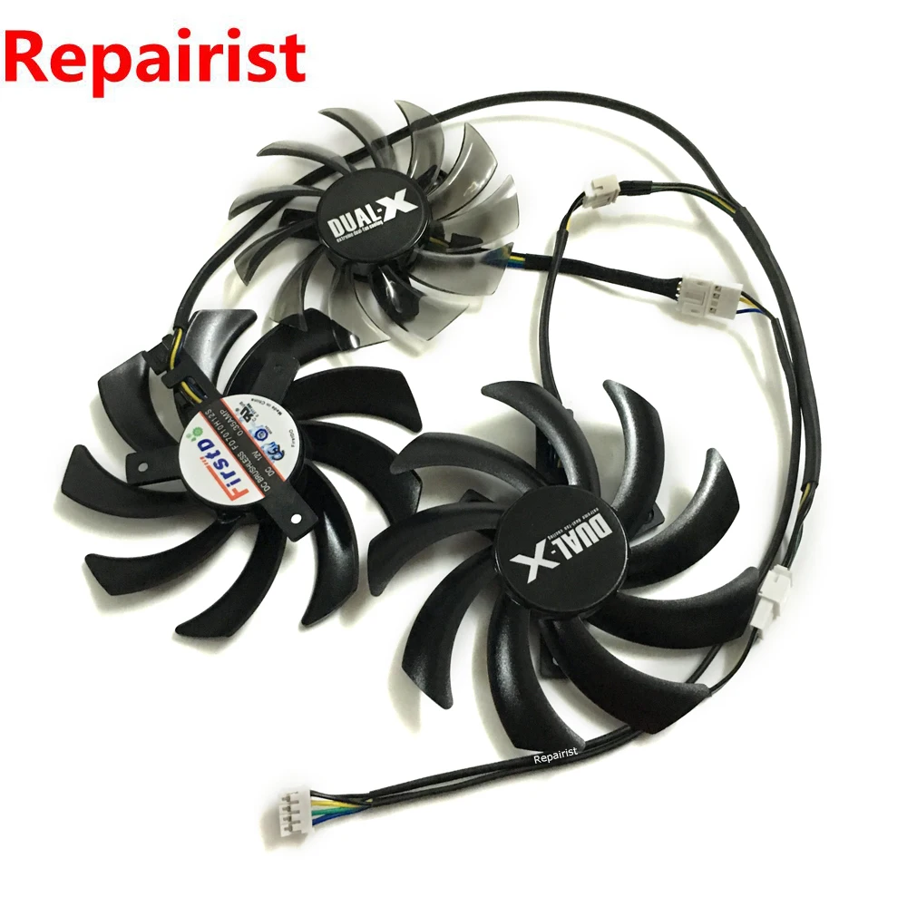 3 шт./компл. R9 290X 280X GPU радиатор Графика карты вентилятор для сапфир 270X/280X/290/290X VAPOR X