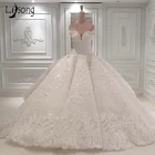 Белое свадебное бальное платье с аппликацией, на заказ, с изображением Ближнего Востока, Саудовской Аравии, роскошное Пышное плиссированное платье невесты, официальное платье Макси