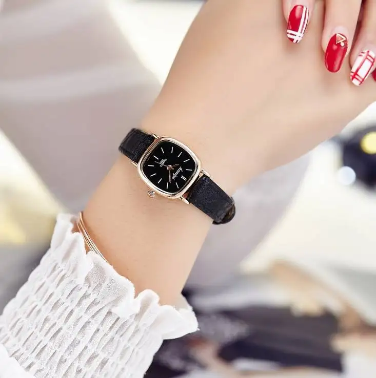 2018 Brand Women Watches Women leather Square reloj mujer Luxury Dress Watch Ladies Quartz Wrist Watch Montre Femme