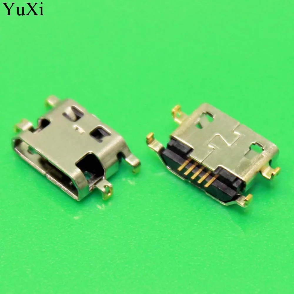 YuXi Micro 5P 5pin 5 pin USB connector for HuaWei G7 G7-TL00 Lenovo A708t S890 Alcatel 7040N charging port | Компьютеры и офис