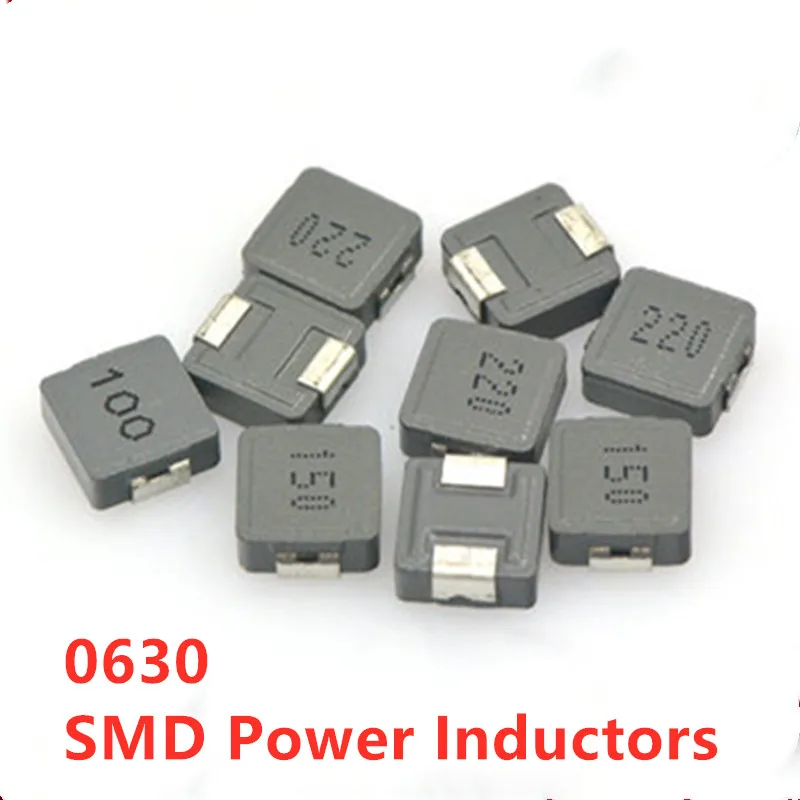 10 шт./лот 0630 SMD Индукторы питания 1uH 2.2uH 3.3uH 4.7uH 6.8uH 10uH 15uH 22uH 33uH 47UH 7*7*3|Индукторы| |