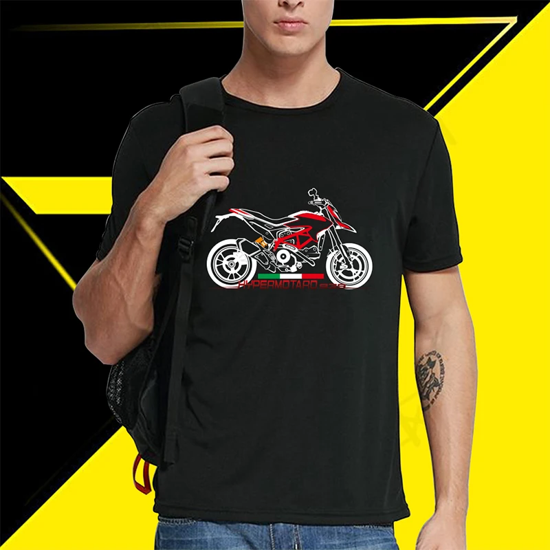 KODASKIN мотоциклетная футболка мужские Топы И Футболки для Ducati мотоцикла Hypermotard