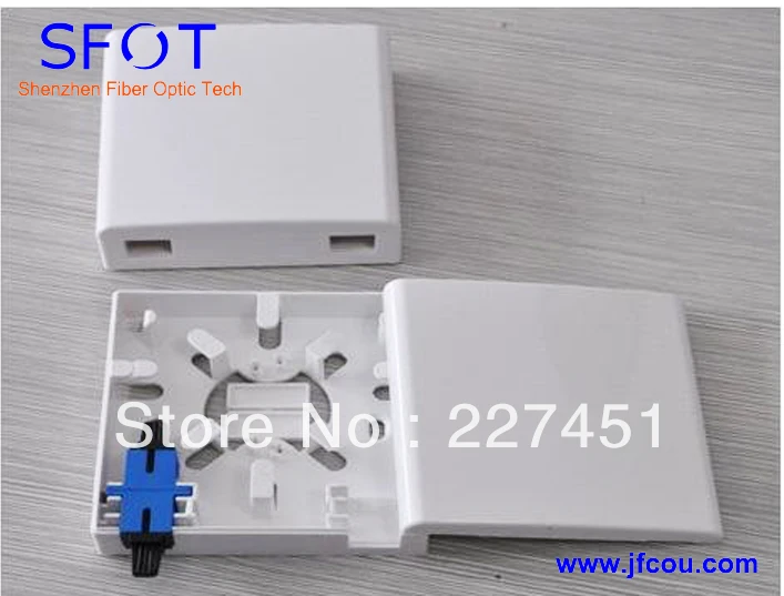 2 Port FTTH Terminal Box Fiber Patch Panel For SC Adapter | Мобильные телефоны и аксессуары