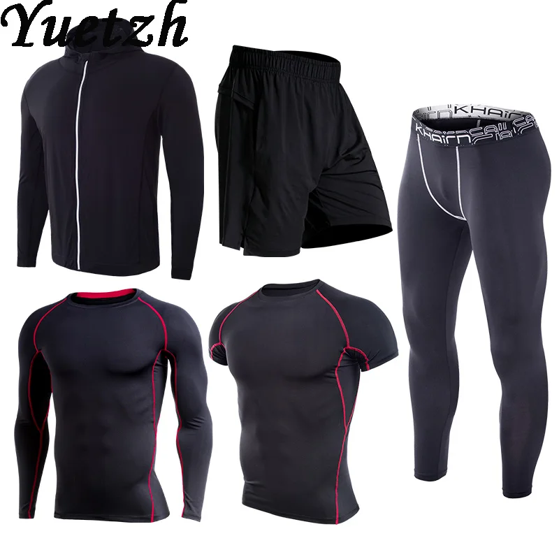 Новый мужской спортивный костюм спортивная одежда для фитнеса русская