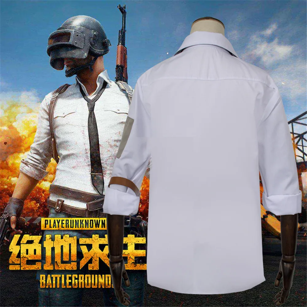 Карнавальный костюм PUBG комплект из топа и галстука перчаток | Тематическая