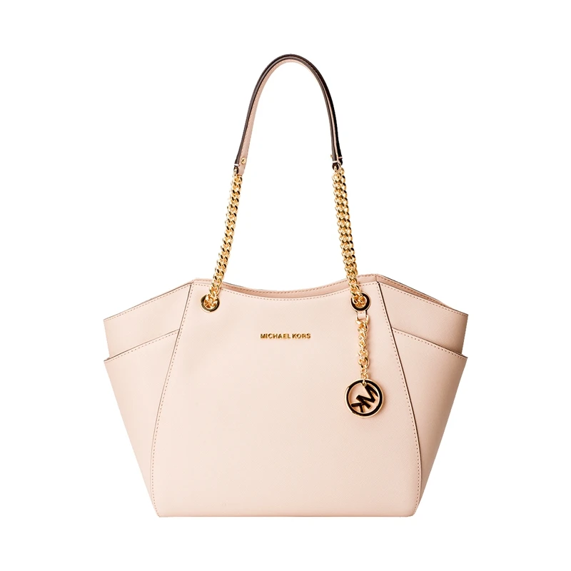 pink 102054310 Майкл Корс Джет набор путешествия большая цепь плеча кожа Tote 35T5GTVT3L - Цвет: pink 102054310