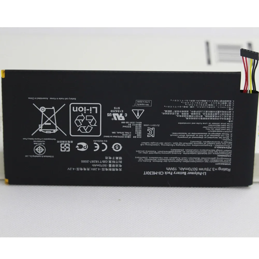 Сменный аккумулятор для планшета ASUS memo pad Smart K001 10," C11-ME301T C11 ME301T 5070mah с инструментами для ремонта