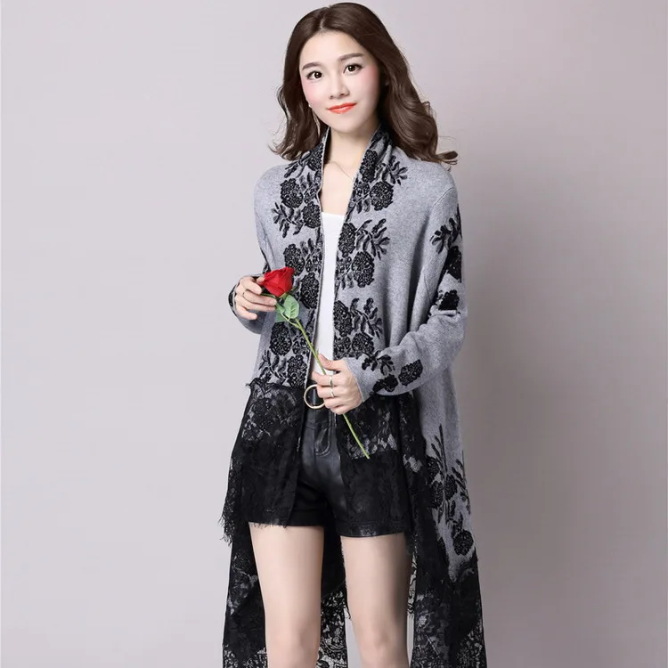 2019 Новая Осенняя мода нестандартный женский свитер большого размера вязаный