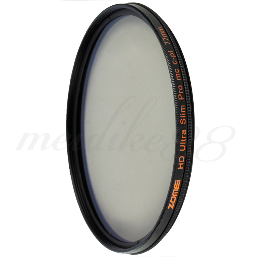 ZOMEI 77 мм ультратонкий HD круговой поляризатор CPL-фильтр для камеры Canon Nikon |