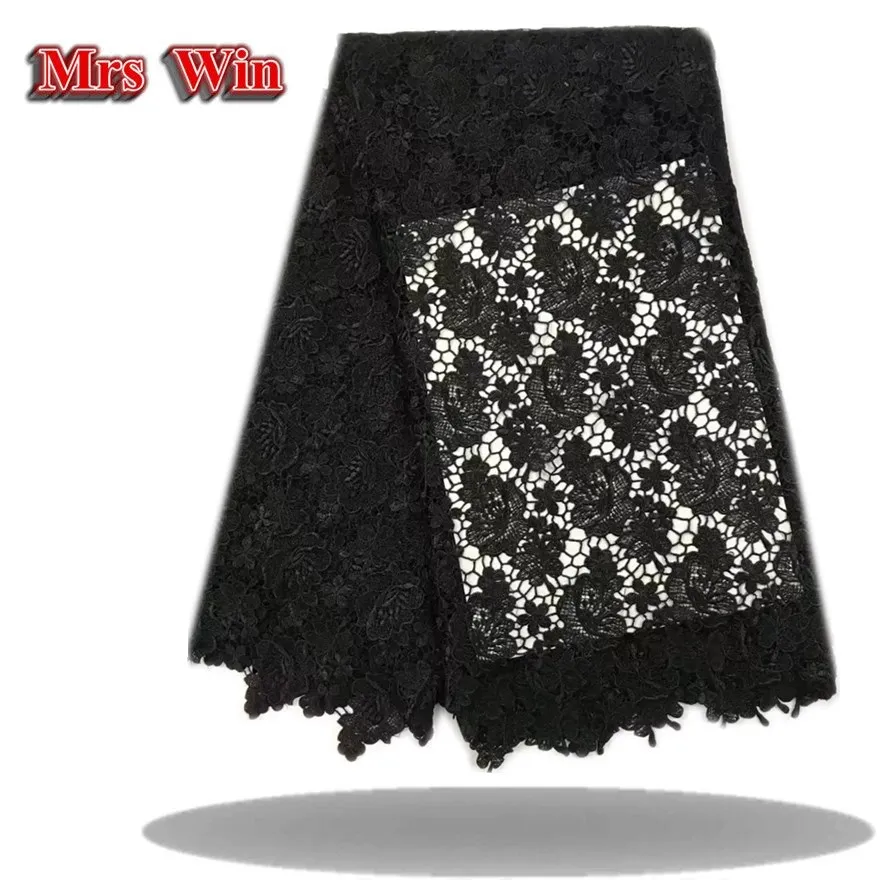 Миссис Win Новый Африканский кружевной ткани/Высокое качество веревку кружева