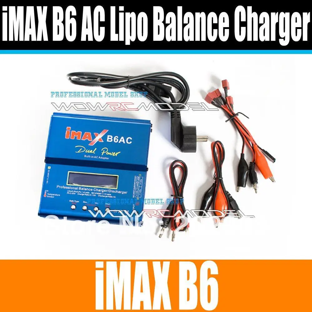 Новейшее 80 Вт iMAX B6 AC B6AC 3S Lipo/NiMH RC цифровое балансирующее зарядное устройство для