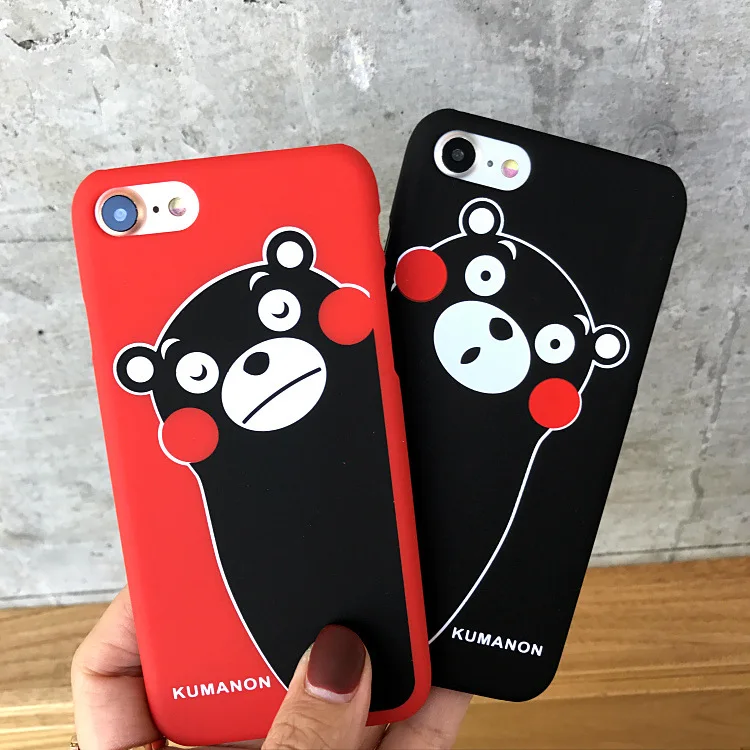 Аниме милый медведь kumamoto корейский чехол для телефона iPhone 5 5S SE 6 S Puls 7 8