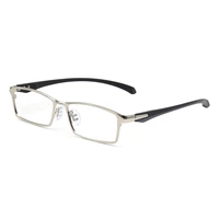titanium ip electronic plating alloy metal men eyeglasses frame optical glasses prescription male fashion eyewear spectacles