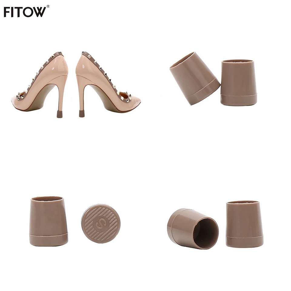 200 Pairs /Lot Heel Protectors High Heeler Stiletto Shoe Covers Cap Heel Stoppers Antislip Heel Replacement Bridal Wedding Party
