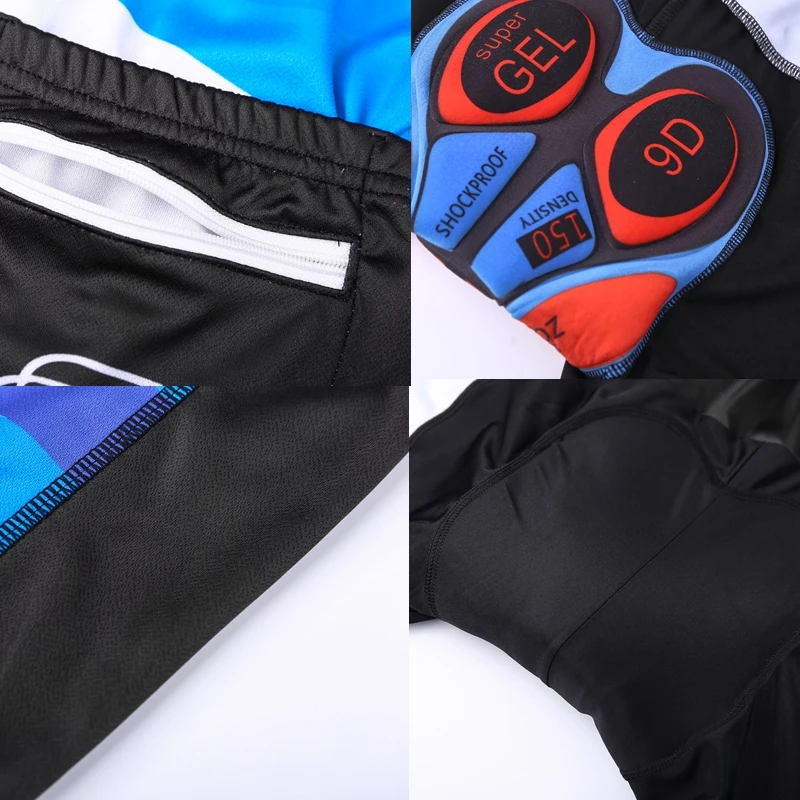 Зимние для мужчин с длинным рукавом велосипедная форма Team Pro дышащий майки